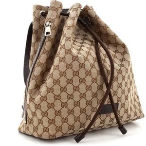 Gucci previously loved back pack GG logo